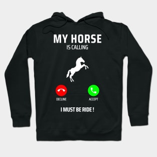 funny horse Hoodie